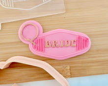 Load image into Gallery viewer, Bride - Retro Motel Key Ring Embosser / Cutter - Made in the UK with Love from House of Toot Sweet - Just £6.50! Shop now at House of Toot Sweet