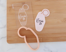 Load image into Gallery viewer, Bride with Diamond - Retro Motel Key Ring Embosser / Cutter - Made in the UK with Love from House of Toot Sweet - Just £6.50! Shop now at House of Toot Sweet