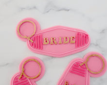 Load image into Gallery viewer, Bride - Retro Motel Key Ring Embosser / Cutter - Made in the UK with Love from House of Toot Sweet - Just £6.50! Shop now at House of Toot Sweet