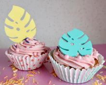 Load image into Gallery viewer, Monstera Leaf - Cupcake Toppers or Charms - Made in the UK with Love  from House of Toot Sweet - Just £3.50! Shop now at House of Toot Sweet