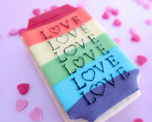 Load image into Gallery viewer, Love Love Love Embosser - Made in the UK with Love from House of Toot Sweet - Just £6.50! Shop now at House of Toot Sweet
