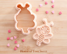Load image into Gallery viewer, Cute Bee Stamp / Cutter - Made in the UK with Love from House of Toot Sweet - Just £5! Shop now at House of Toot Sweet