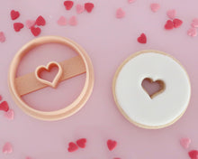 Load image into Gallery viewer, Donut heart Cookie Cutter - Made in the UK with Love from House of Toot Sweet - Just £6! Shop now at House of Toot Sweet
