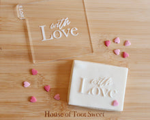 Load image into Gallery viewer, With Love Embosser - Made in the UK with Love from House of Toot Sweet - Just £6! Shop now at House of Toot Sweet