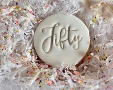Load image into Gallery viewer, Fifty Birthday Stamp - Made in the UK with Love from House of Toot Sweet - Just £5! Shop now at House of Toot Sweet