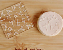 Load image into Gallery viewer, Cocktails Texture Embosser - Made in the UK with Love from House of Toot Sweet - Just £7! Shop now at House of Toot Sweet