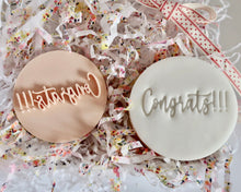 Load image into Gallery viewer, Congrats!!! Stamp - Made in the UK with Love from House of Toot Sweet - Just £5! Shop now at House of Toot Sweet