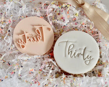 Load image into Gallery viewer, Thirty Birthday Stamp - Made in the UK with Love from House of Toot Sweet - Just £5! Shop now at House of Toot Sweet