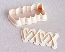Load image into Gallery viewer, XOXO Stamp / Cutter - Made in the UK with Love from House of Toot Sweet - Just £5! Shop now at House of Toot Sweet