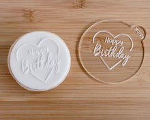 Load image into Gallery viewer, Happy Birthday Heart Embosser - Made in the UK with Love from House of Toot Sweet - Just £6! Shop now at House of Toot Sweet