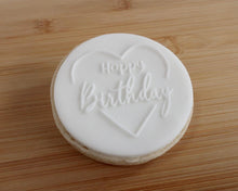 Load image into Gallery viewer, Happy Birthday Heart Embosser - Made in the UK with Love from House of Toot Sweet - Just £6! Shop now at House of Toot Sweet