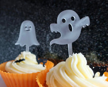 Load image into Gallery viewer, Ghosts - Cupcake Toppers - Made in the UK with Love  from House of Toot Sweet - Just £4! Shop now at House of Toot Sweet