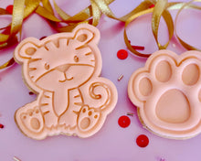 Load image into Gallery viewer, Cute Tiger Stamp / Cutter - Made in the UK with Love from House of Toot Sweet - Just £5! Shop now at House of Toot Sweet