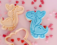 Load image into Gallery viewer, Cute Dinosaur with Balloon Stamp / Cutter - Made in the UK with Love from House of Toot Sweet - Just £5! Shop now at House of Toot Sweet