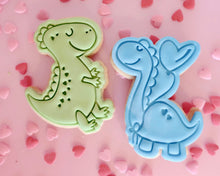 Load image into Gallery viewer, Cute Dinosaur with Balloon Stamp / Cutter - Made in the UK with Love from House of Toot Sweet - Just £5! Shop now at House of Toot Sweet