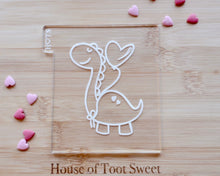 Load image into Gallery viewer, Cute Dinosaur with Balloon Embosser / Cutter - Made in the UK with Love from House of Toot Sweet - Just £6! Shop now at House of Toot Sweet