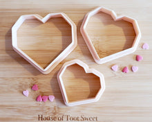 Load image into Gallery viewer, Gem Heart Cookie Cutter - Made in the UK with Love from House of Toot Sweet - Just £5! Shop now at House of Toot Sweet