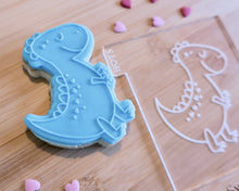 Load image into Gallery viewer, Cute T rex Embosser / Cutter - Made in the UK with Love from House of Toot Sweet - Just £6! Shop now at House of Toot Sweet