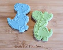 Load image into Gallery viewer, Cute T rex Embosser / Cutter - Made in the UK with Love from House of Toot Sweet - Just £6! Shop now at House of Toot Sweet