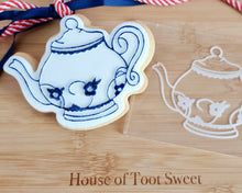 Load image into Gallery viewer, Tea Party Teapot Embosser / Cutter - Made in the UK with Love from House of Toot Sweet - Just £6.50! Shop now at House of Toot Sweet