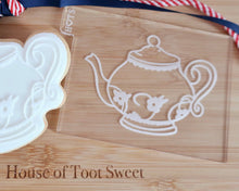 Load image into Gallery viewer, Tea Party Teapot Embosser / Cutter - Made in the UK with Love from House of Toot Sweet - Just £6.50! Shop now at House of Toot Sweet