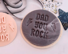 Load image into Gallery viewer, Dad You Rock Stamp - Made in the UK with Love from House of Toot Sweet - Just £5! Shop now at House of Toot Sweet