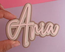 Load image into Gallery viewer, Personalised single Name Cake Charm
