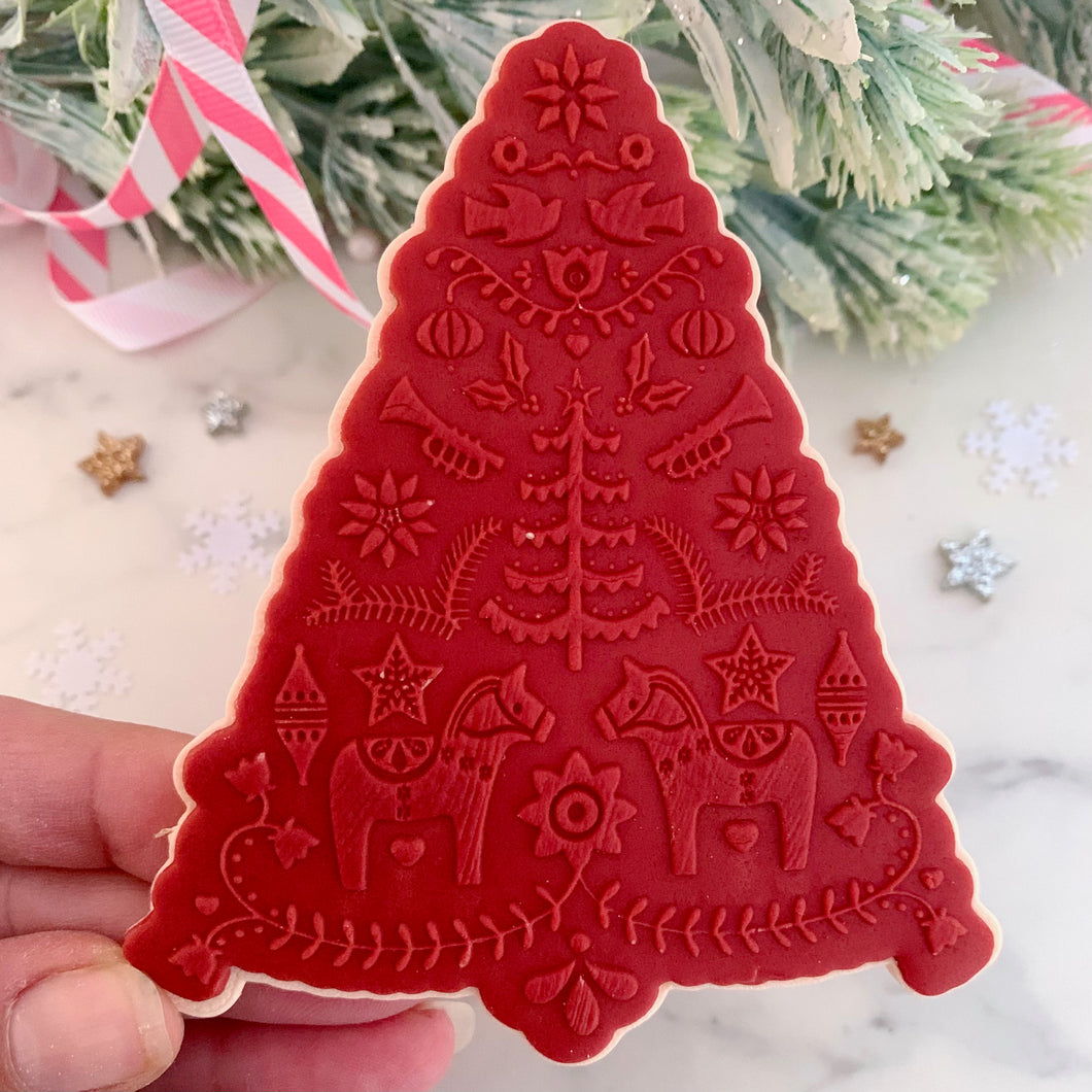 Skandi Tree Fondant Embosser/ Cutter