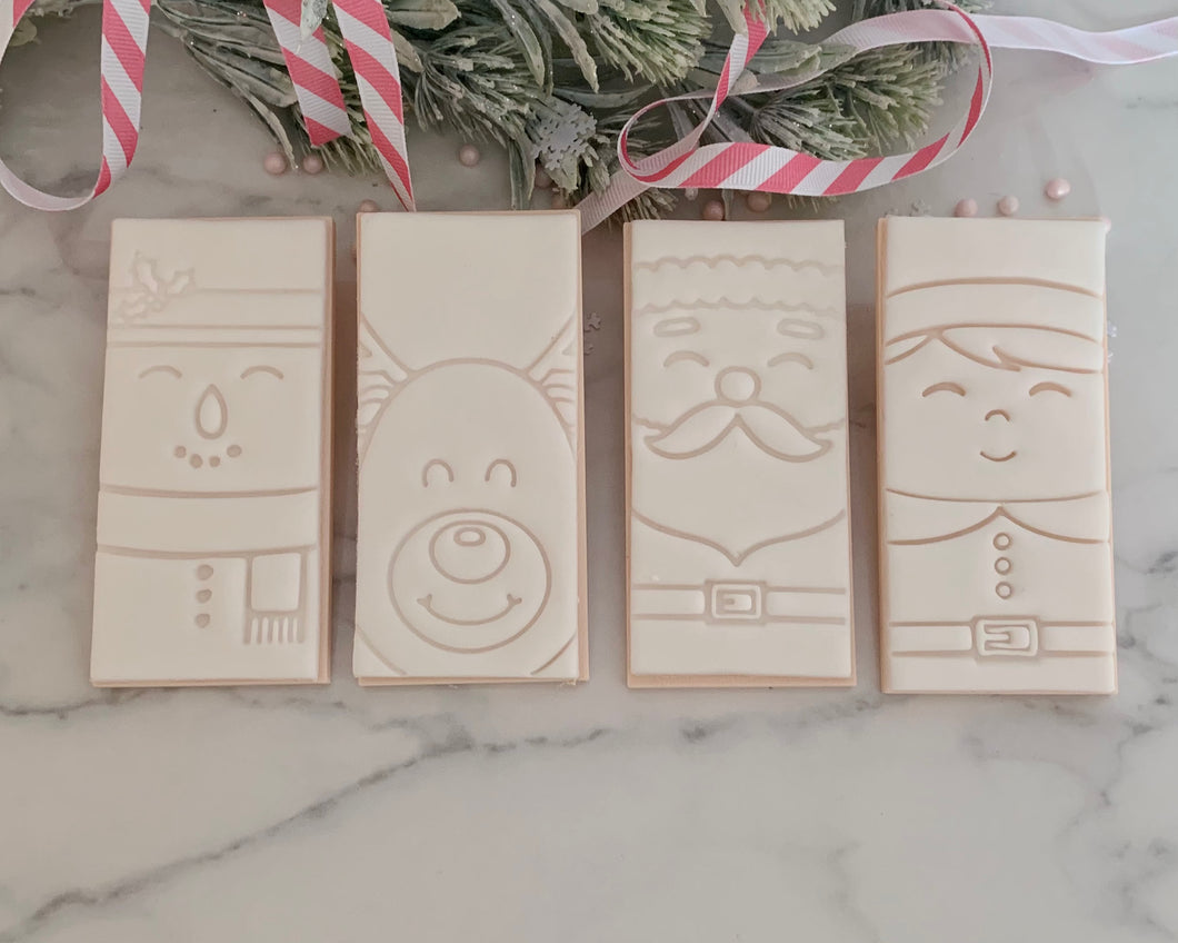 Santa & Friends Fondant Stamp & Cookie Cutter