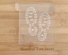 Load image into Gallery viewer, Santas Footprints Fondant Embosser and Cutter
