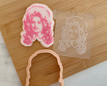 Load image into Gallery viewer, Dolly Parton Fondant Cookie Embosser / Cutter
