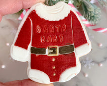 Load image into Gallery viewer, Santa Baby Onesie Fondant Embosser and Cutter
