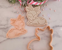 Load image into Gallery viewer, Baby Deer Fondant Stamp &amp; Cookie Cutter
