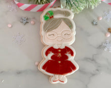 Load image into Gallery viewer, Mrs Santa Claus Fondant Embosser and Cutter
