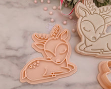Load image into Gallery viewer, Baby Deer Fondant Stamp &amp; Cookie Cutter
