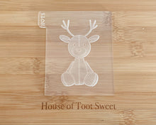 Load image into Gallery viewer, Reindeer Teddy Fondant Embosser and Cutter
