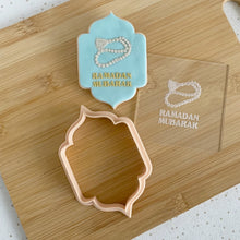 Load image into Gallery viewer, Ramadan Mubarak Fondant Cookie Embosser/ Cutter
