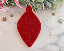 Load image into Gallery viewer, Skandi Drop Bauble Fondant Embosser/ Cutter
