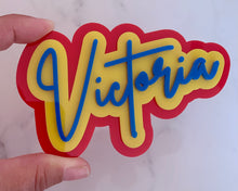 Load image into Gallery viewer, Personalised single Name Cake Charm
