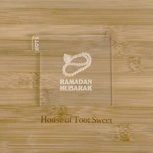 Load image into Gallery viewer, Ramadan Mubarak Fondant Cookie Embosser/ Cutter
