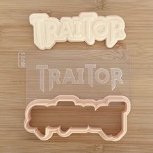 Load image into Gallery viewer, Traitors/ Faithfuls Fondant Embosser/ Cutter
