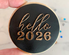 Load image into Gallery viewer, Hello 2026 Fondant Embosser
