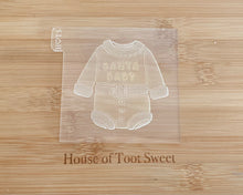 Load image into Gallery viewer, Santa Baby Onesie Fondant Embosser and Cutter
