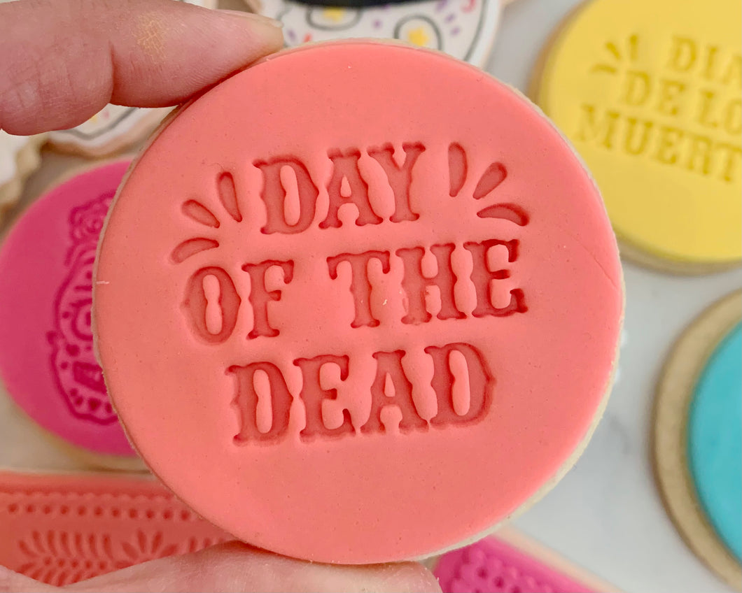 Day of the Dead - fondant cookie stamp
