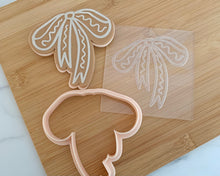 Load image into Gallery viewer, Gingerbread Bow Cookie Cutter/ Embosser
