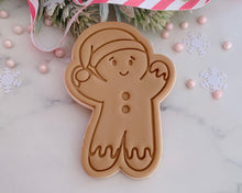 Load image into Gallery viewer, Gingerbread Man Christmas Fondant Stamp &amp; Cookie Cutter
