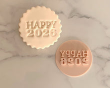 Load image into Gallery viewer, Happy 2026 Fondant Stamp
