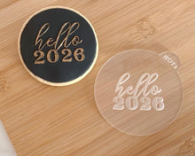 Load image into Gallery viewer, Hello 2026 Fondant Embosser
