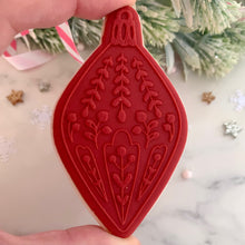 Load image into Gallery viewer, Skandi Drop Bauble Fondant Embosser/ Cutter
