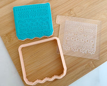 Load image into Gallery viewer, Day Of The Dead Buntiing Fondant Cookie Embosser / Cutter
